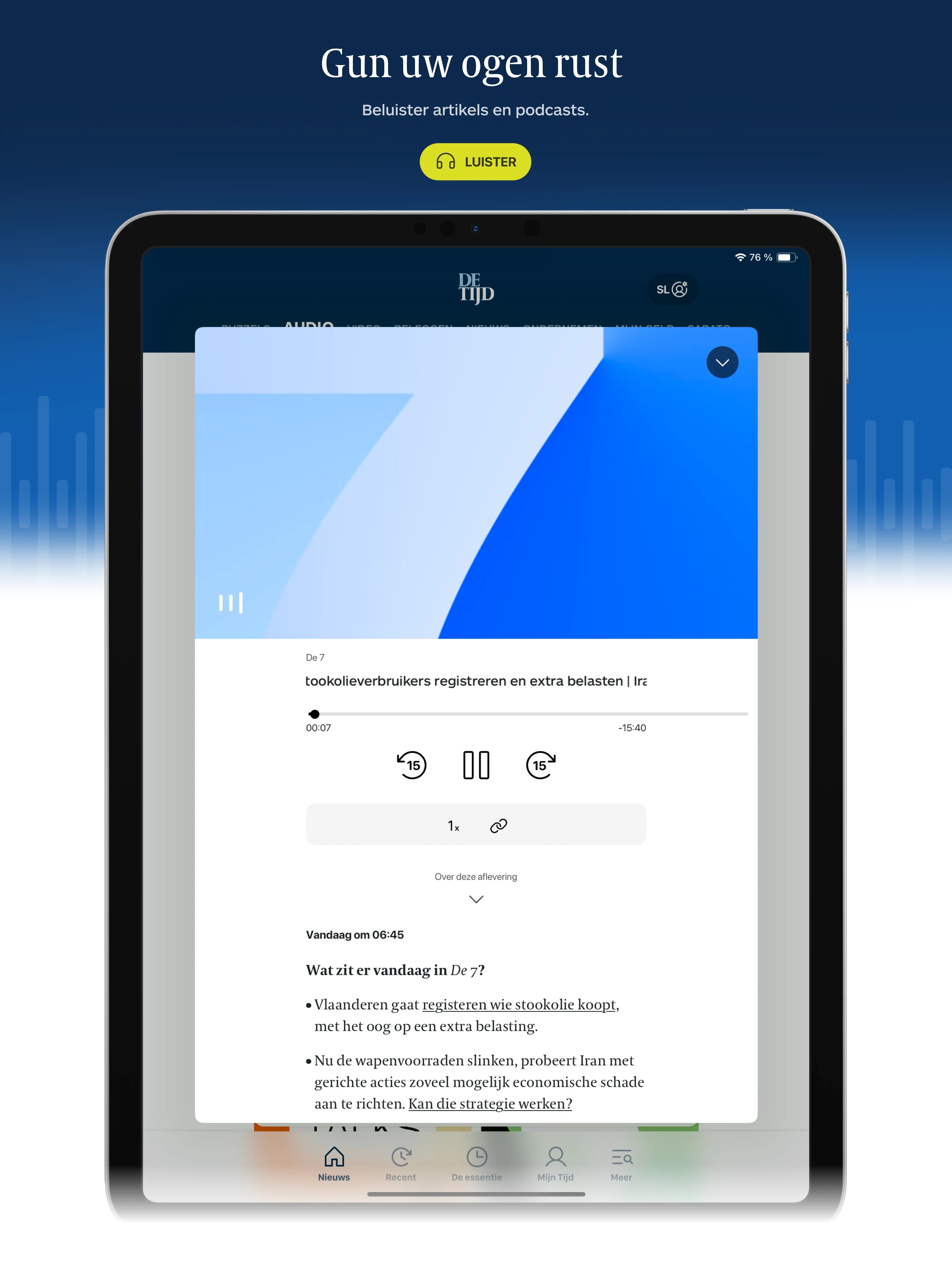 De Tijd screenshot