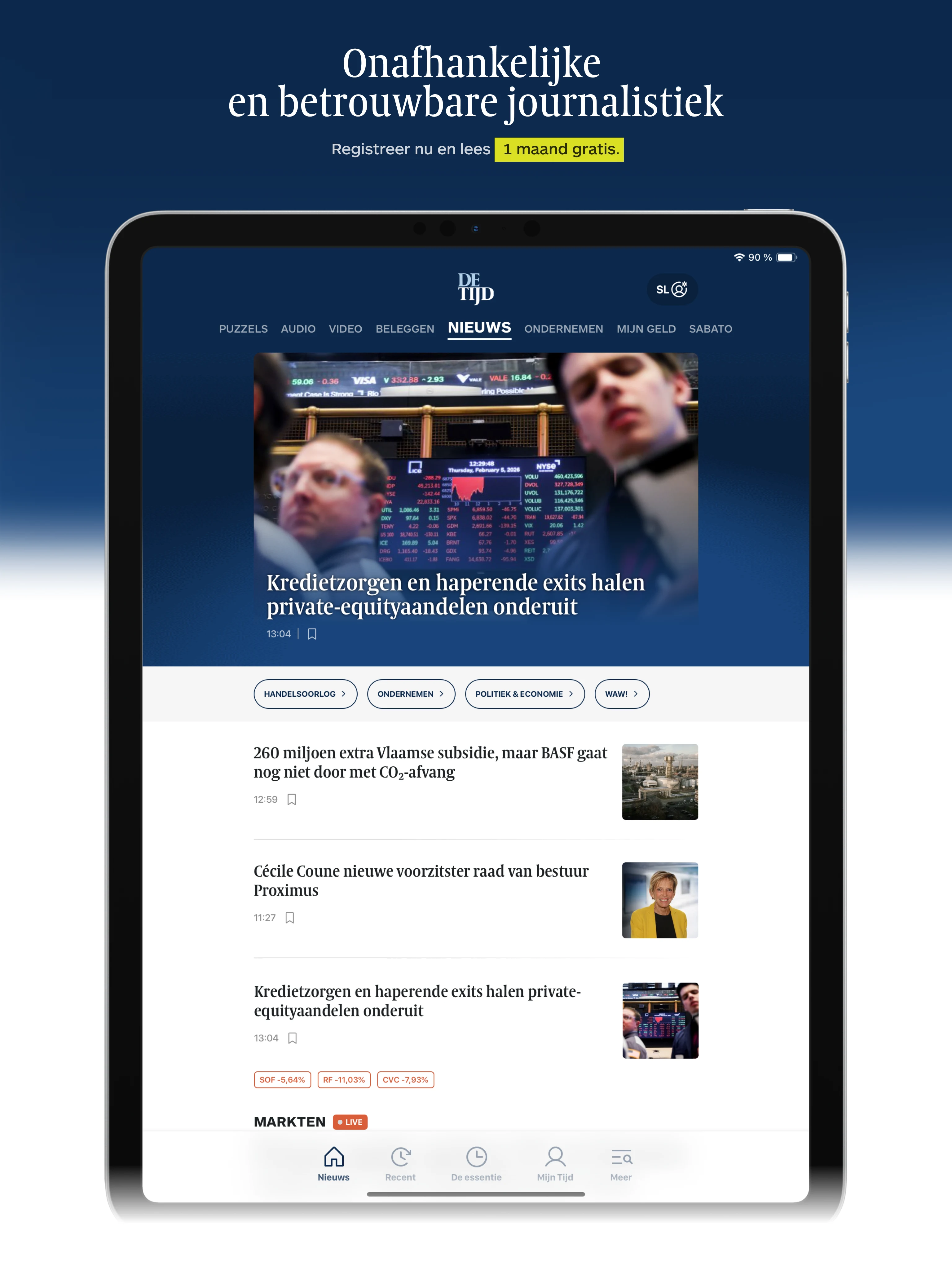 De Tijd screenshot